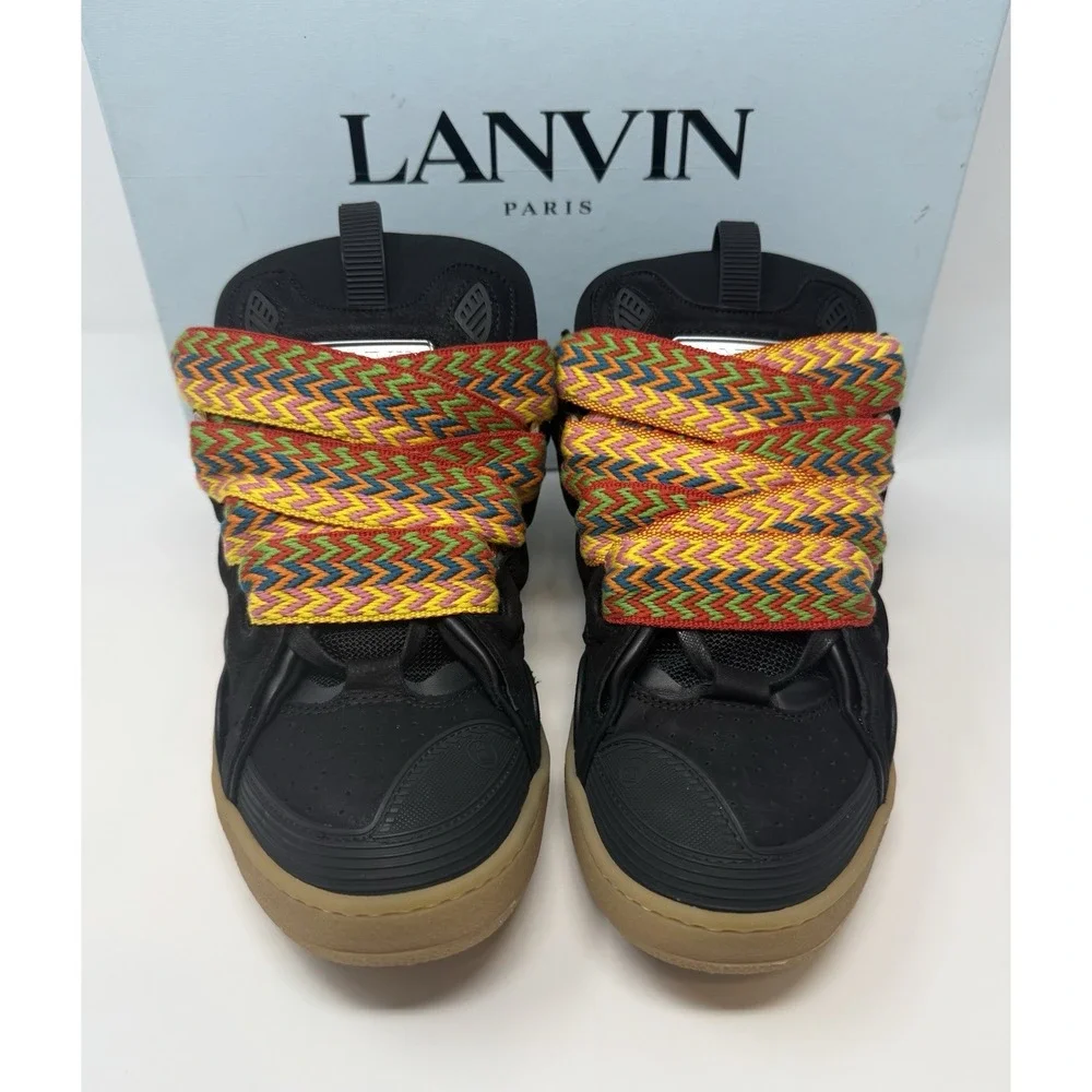 Lanvin Curb Sneaker Black/Gum Size 9 US 42 EU